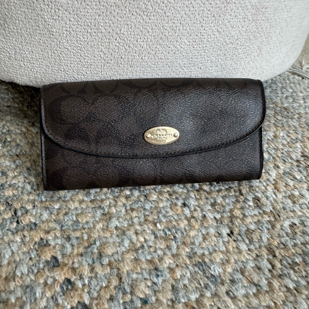 Coach Black and brown Women's Wallet